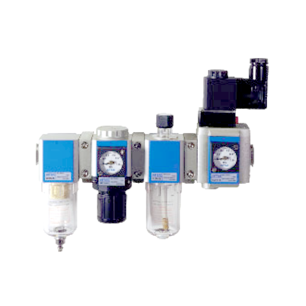 GV30015JNBT AIRTAC SOLENOID SLOW START QUICK EXHAUST VALVE<BR>GV300 SERIES 1/2" NPT 24VDC BK DIN CONN